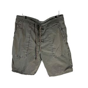 Standard James Perse Distressed Cotton‎ Blend Drawstring Shorts Sz 4/XL